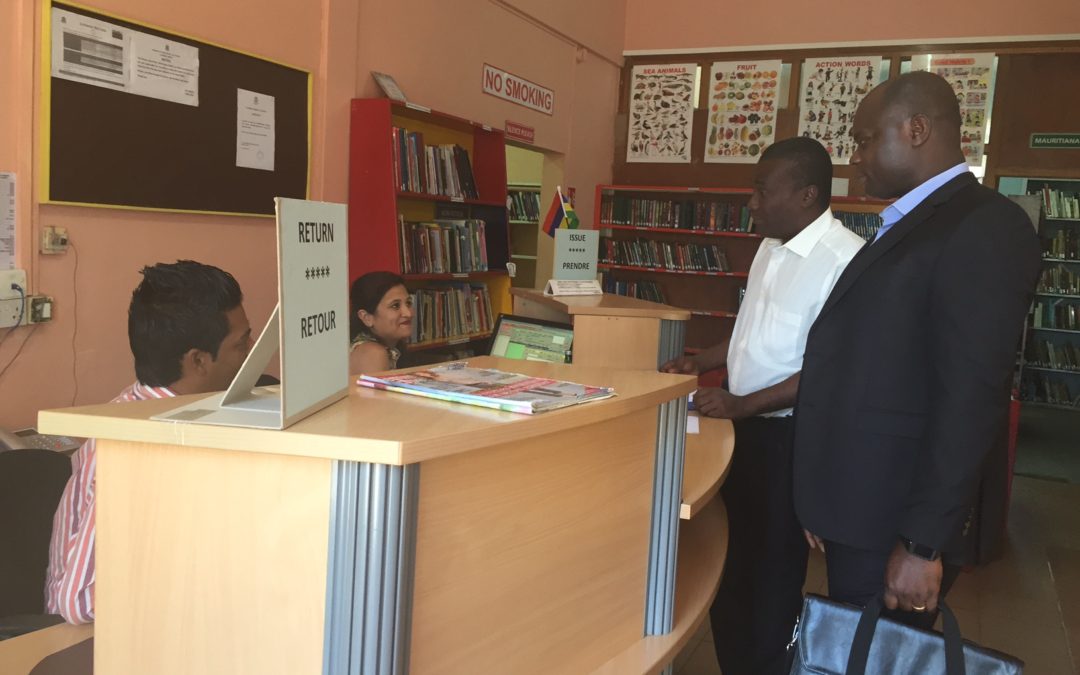 Visite de travail à la mairie de Curepipe et à la bibliothèque Carnegie