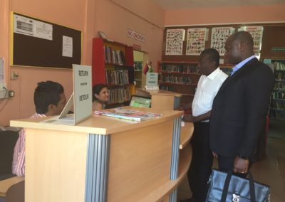 Visite de travail à la mairie de Curepipe et à la bibliothèque Carnegie